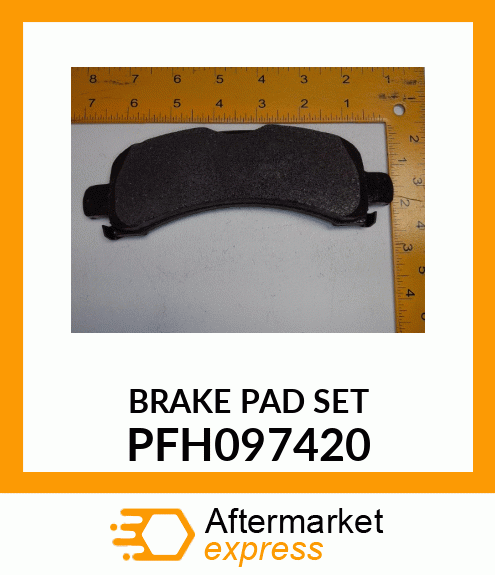 BRAKE PAD SET PFH097420