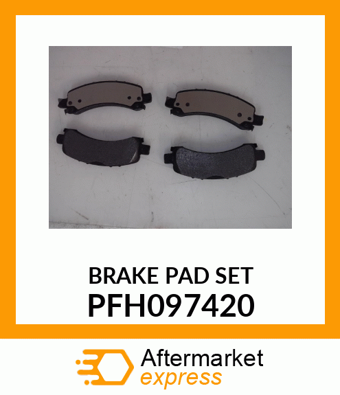 BRAKE PAD SET PFH097420