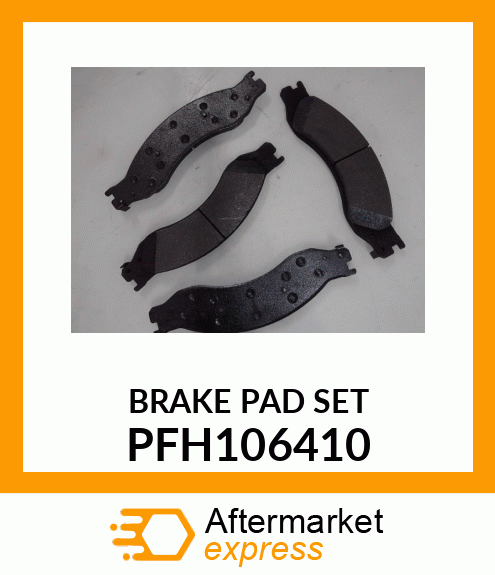 BRAKE PAD SET PFH106410