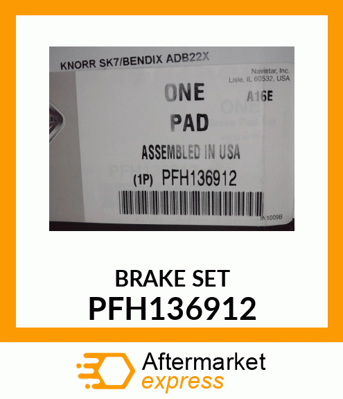 BRAKE SET PFH136912