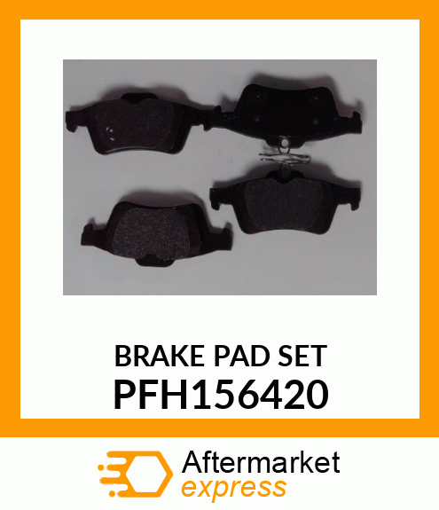 BRAKE PAD SET PFH156420
