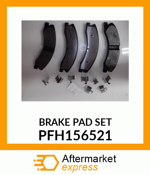 BRAKE PAD SET PFH156521