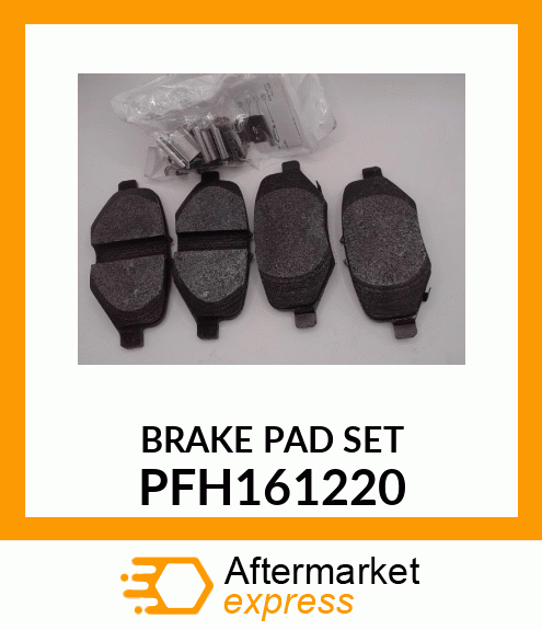 BRAKE PAD SET PFH161220