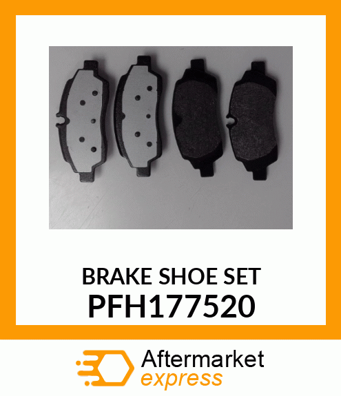 BRAKE SHOE SET PFH177520