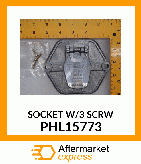 SOCKET W/3 SCRW PHL15773