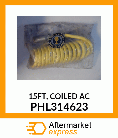 15FT, COILED AC PHL314623