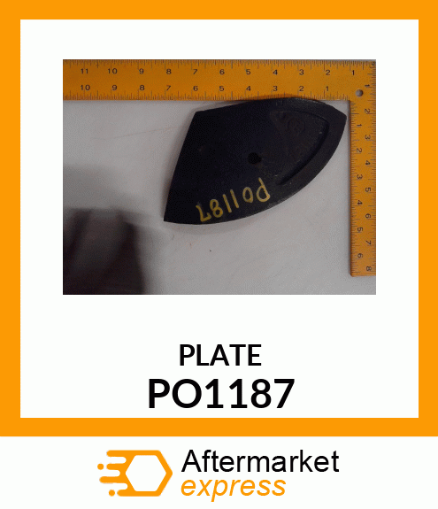 PLATE PO1187