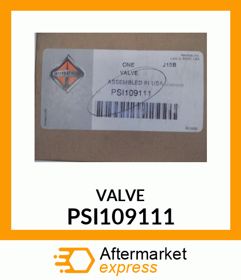 VALVE PSI109111