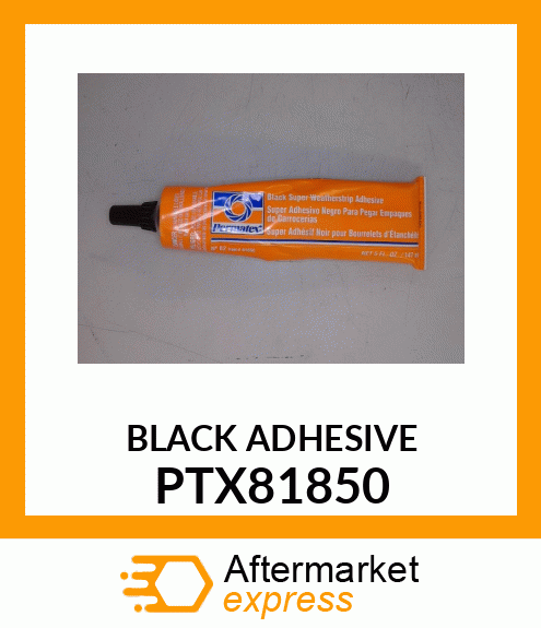 BLACK ADHESIVE PTX81850