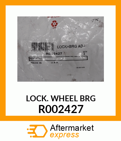 LOCK WHEEL BRG R002427