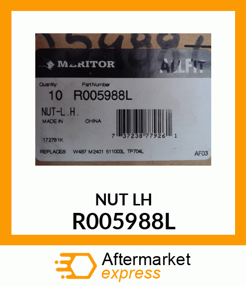 NUT LH R005988L