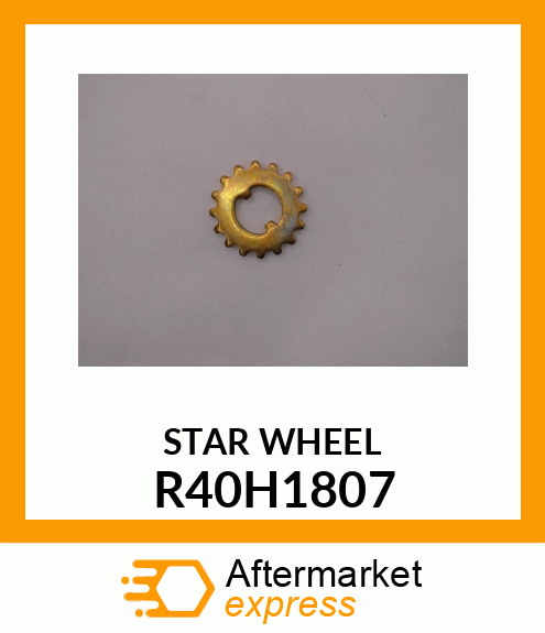 STAR WHEEL R40H1807