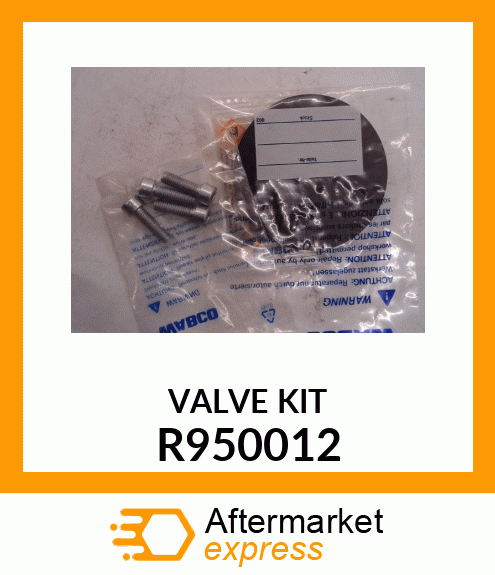 VALVE KIT R950012