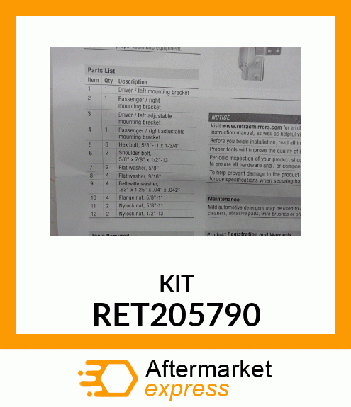 KIT RET205790