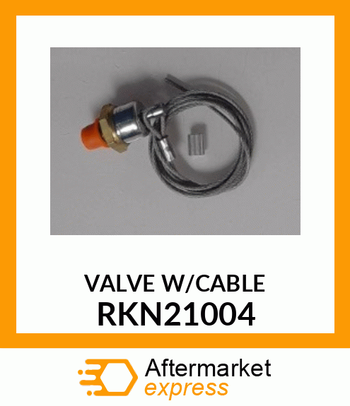 VALVE W/CABLE RKN21004