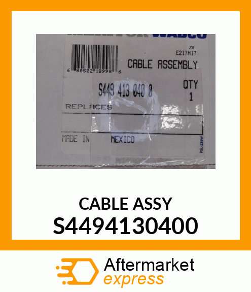 CABLE ASSY S4494130400