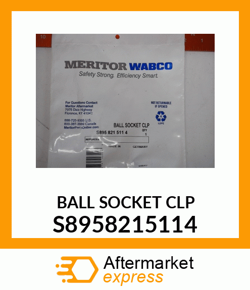 BALL SOCKET CLP S8958215114