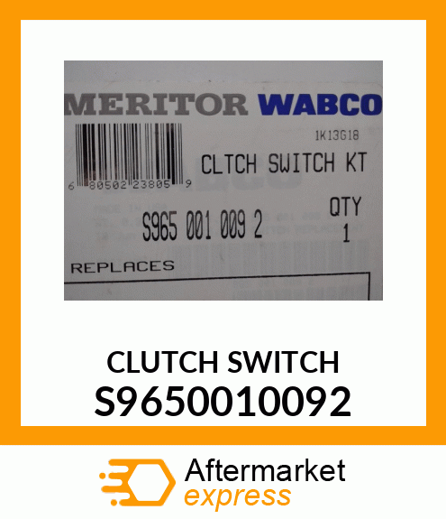 CLUTCH SWITCH S9650010092