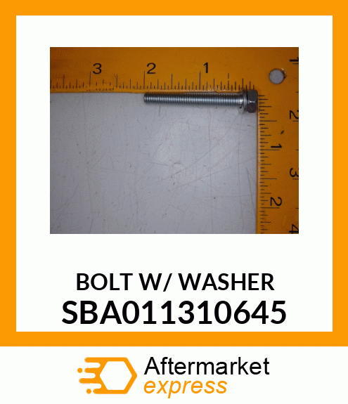 BOLT W/ WASHER SBA011310645