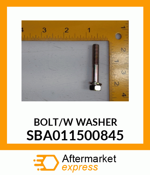 BOLT/W WASHER SBA011500845