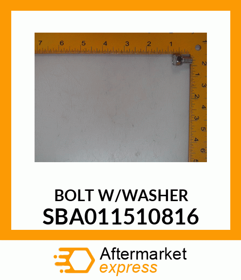 BOLT W/WASHER SBA011510816
