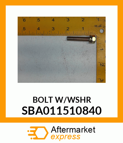 BOLT W/WSHR SBA011510840