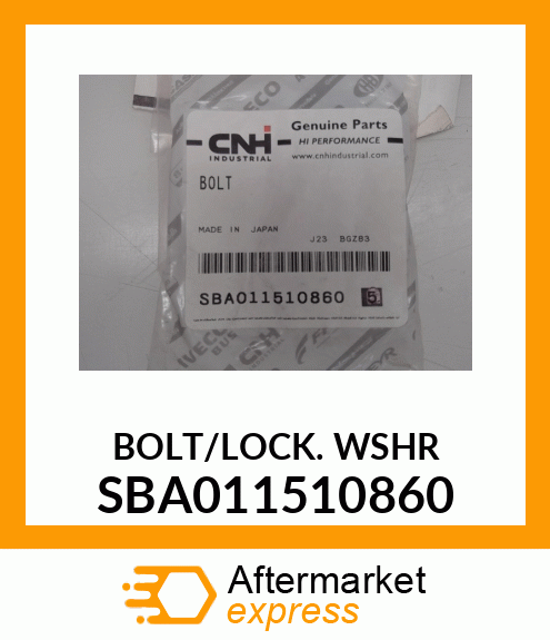 BOLT/LOCK WSHR SBA011510860
