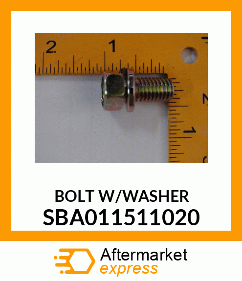 BOLT W/WASHER SBA011511020