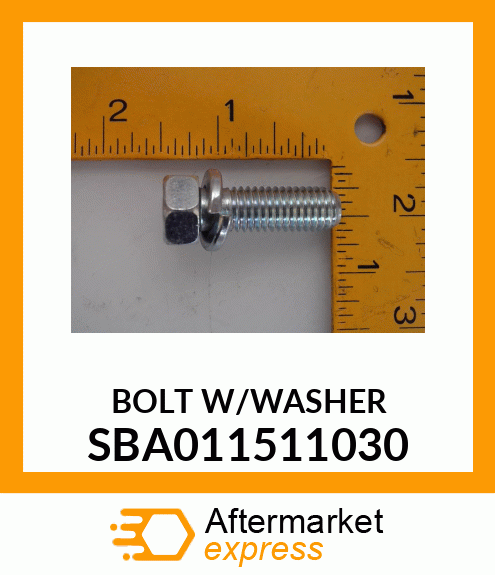 BOLT W/WASHER SBA011511030