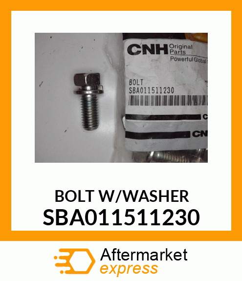 BOLT W/WASHER SBA011511230