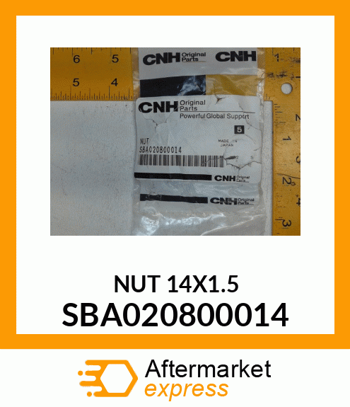 NUT 14X1.5 SBA020800014