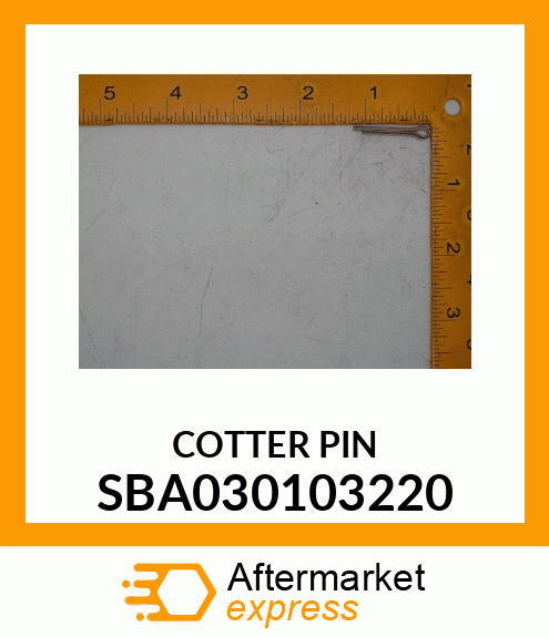 COTTER PIN SBA030103220