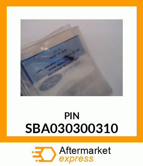 PIN SBA030300310
