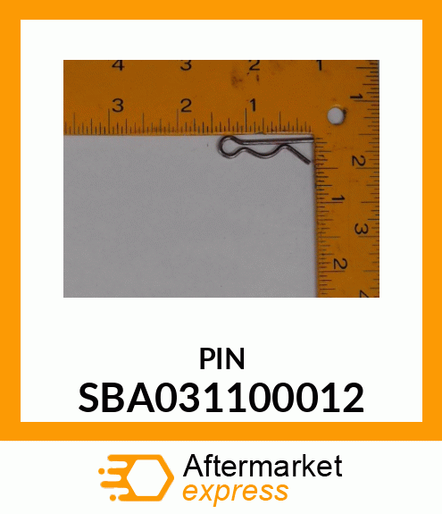 PIN SBA031100012