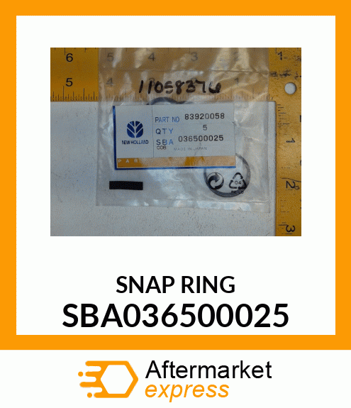 SNAP RING SBA036500025