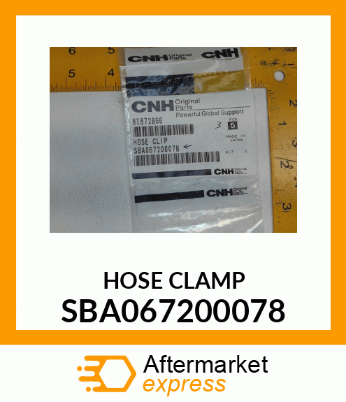 HOSE CLAMP SBA067200078