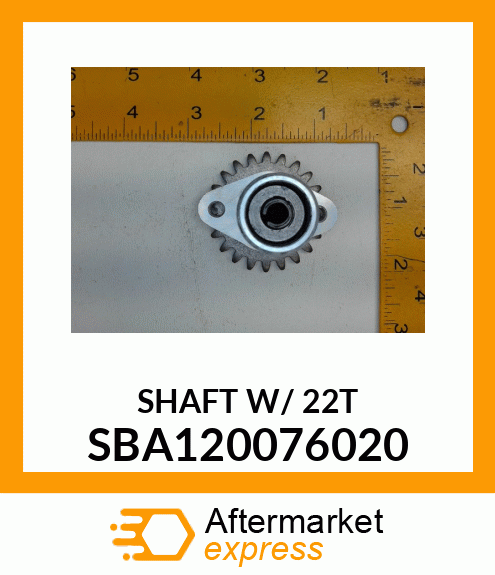 SHAFT W/ 22T SBA120076020