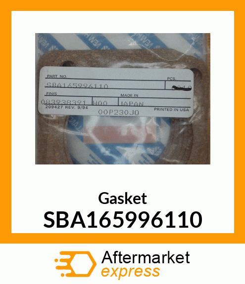 Gasket SBA165996110