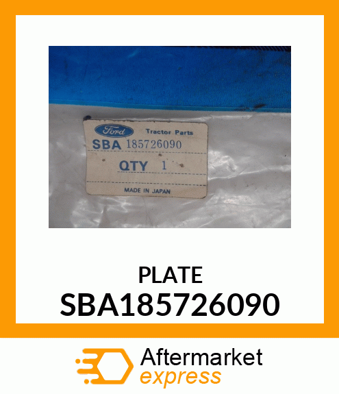 PLATE SBA185726090