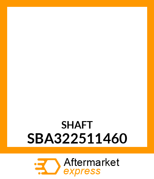 SHAFT SBA322511460