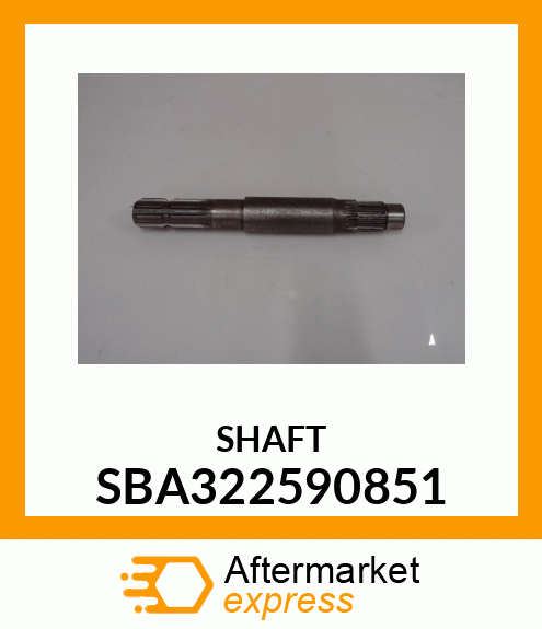 SHAFT SBA322590851