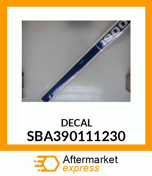 DECAL SBA390111230