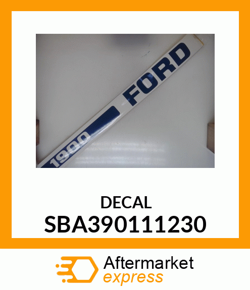 DECAL SBA390111230