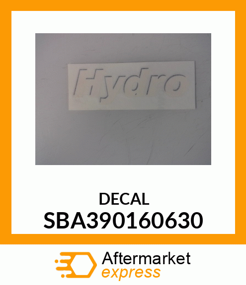 DECAL SBA390160630