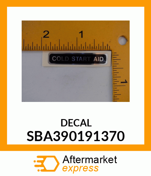 DECAL SBA390191370