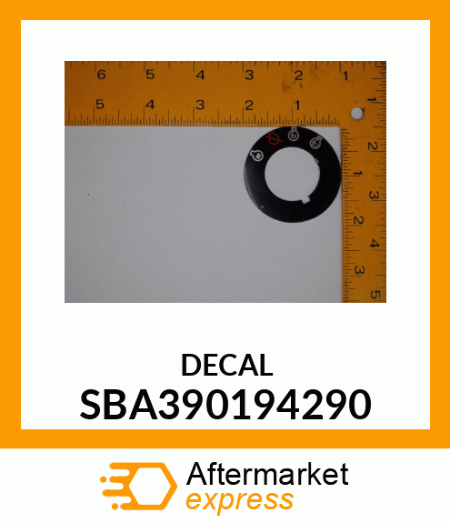 DECAL SBA390194290