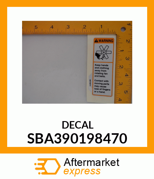 DECAL SBA390198470