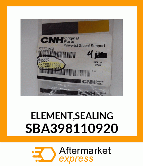 ELEMENT,SEALING SBA398110920