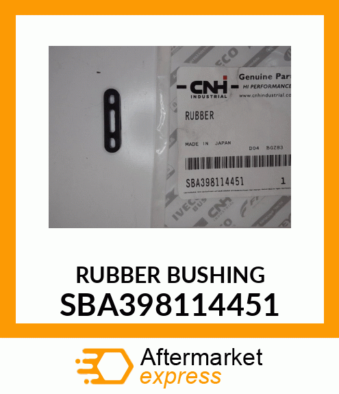 RUBBER BUSHING SBA398114451