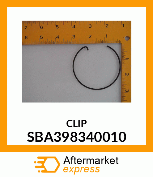 CLIP SBA398340010